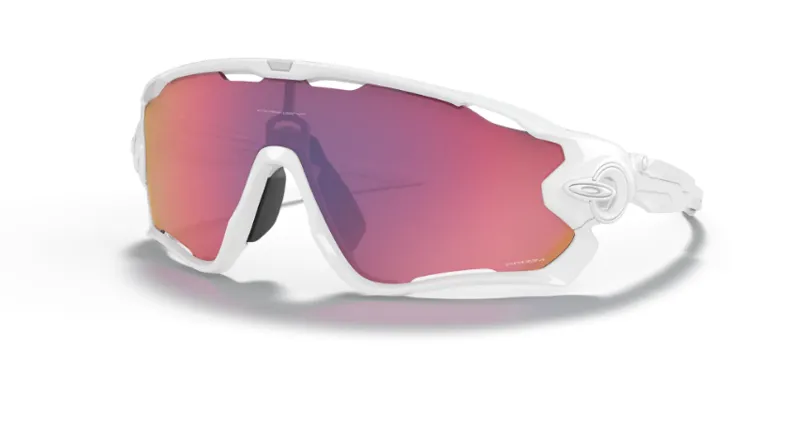 Oakley Jawbreaker Polished White with PRIZM Road